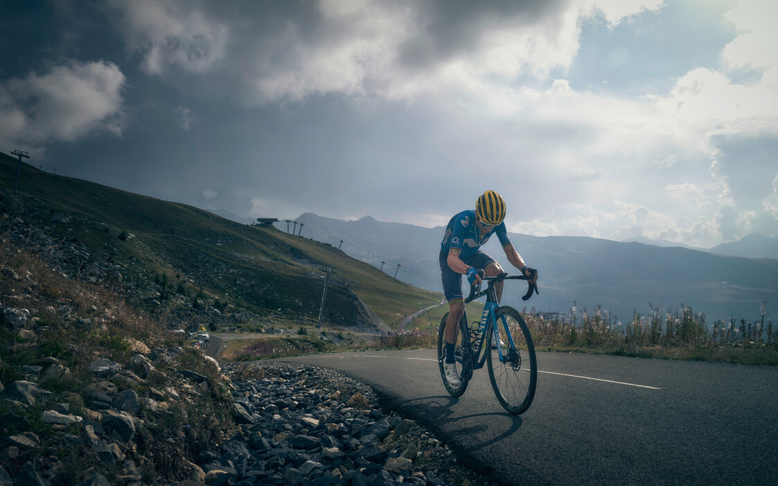 Alejandro Valverde, Team Movistar for Canyon CFR Campaign